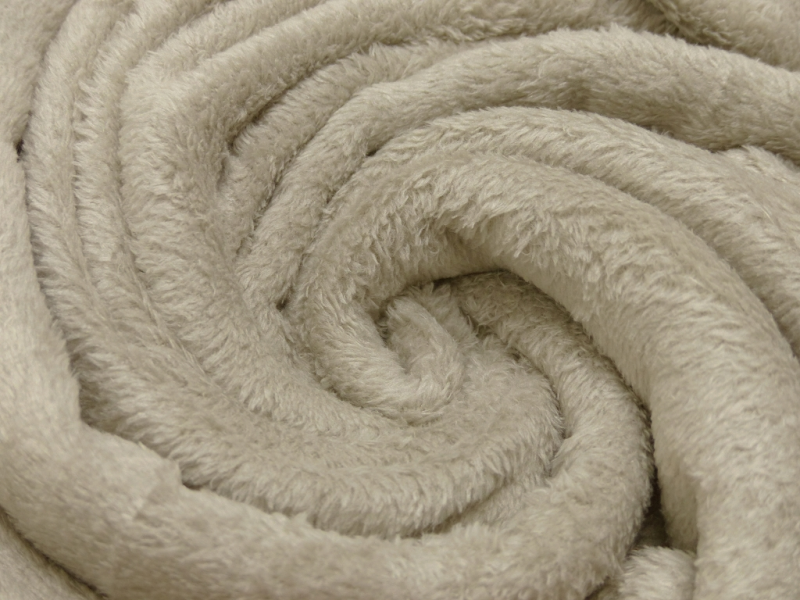 Uni Kuschelfleece beige